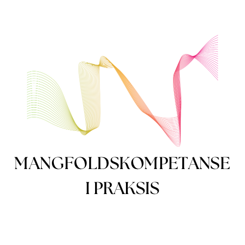 Inkluderende strek med regnbuefarger som symboliserer mangfold.